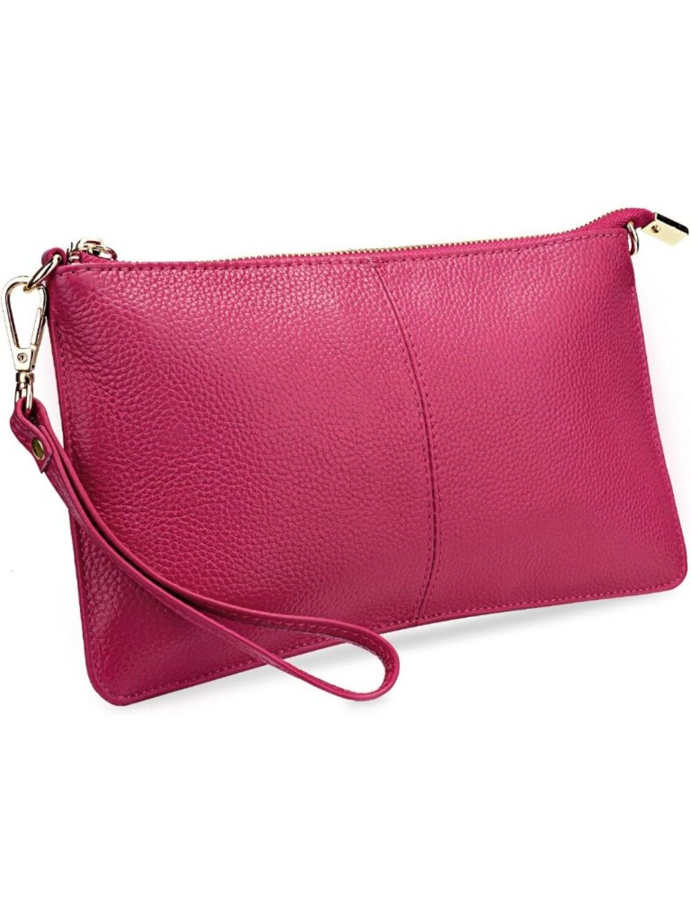Genuine Leather Women's Wristlet Clutch Handbag | Stylish Wallet Purse
